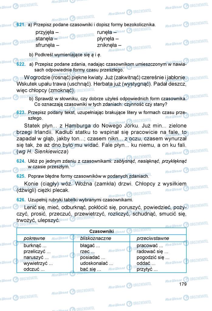 Учебники Польский язык 6 класс страница 179