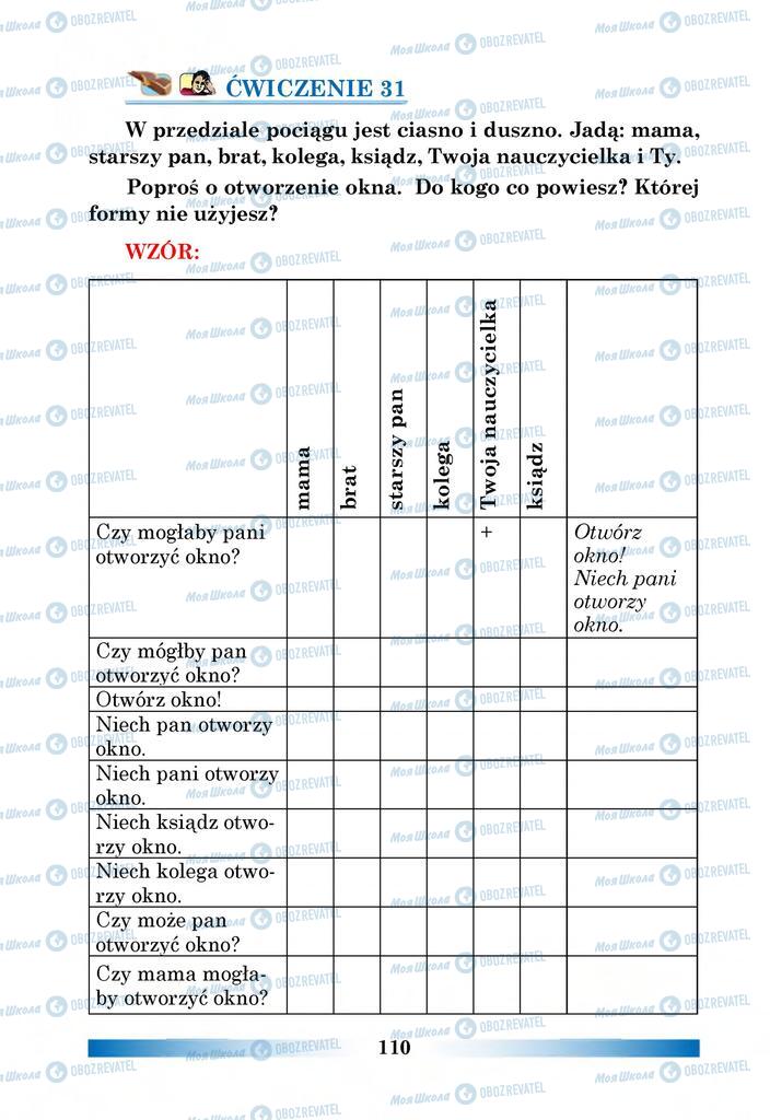 Учебники Польский язык 6 класс страница 110