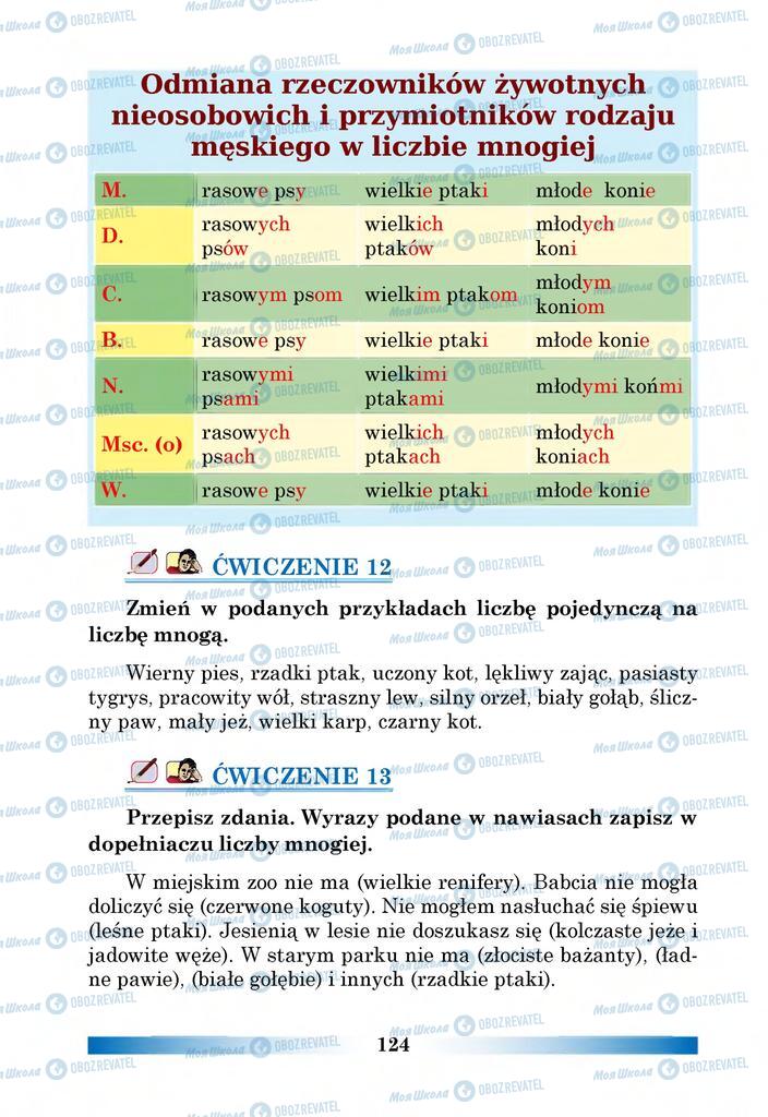 Підручники Польська мова 6 клас сторінка 124