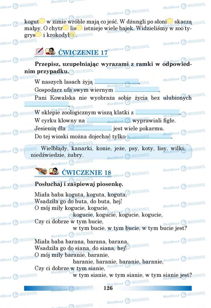 Підручники Польська мова 6 клас сторінка 126