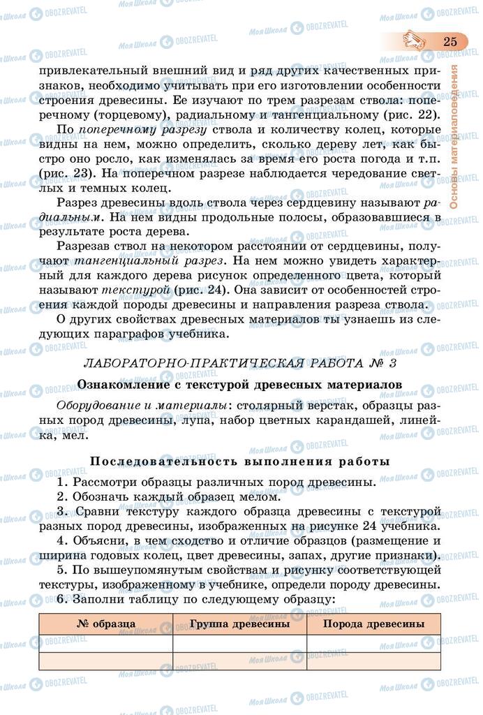 Підручники Трудове навчання 5 клас сторінка 25