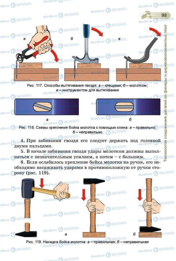 Учебники Трудовое обучение 5 класс страница  93