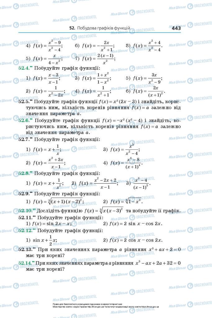 Учебники Алгебра 10 класс страница 443