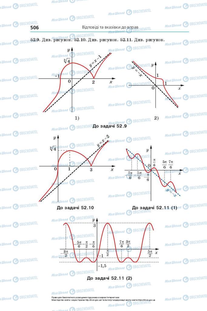 Підручники Алгебра 10 клас сторінка 506