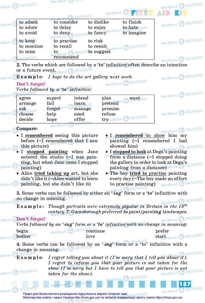 Підручники Англійська мова 10 клас сторінка 187