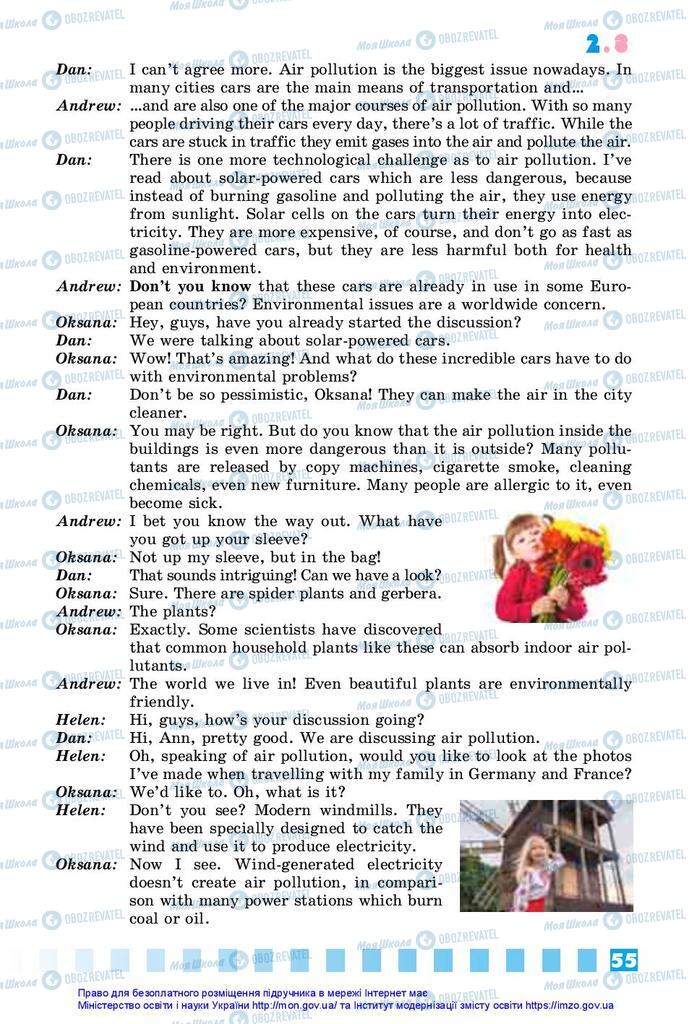Підручники Англійська мова 10 клас сторінка 55