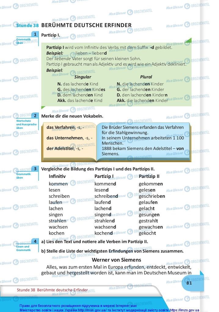 Підручники Німецька мова 10 клас сторінка 81