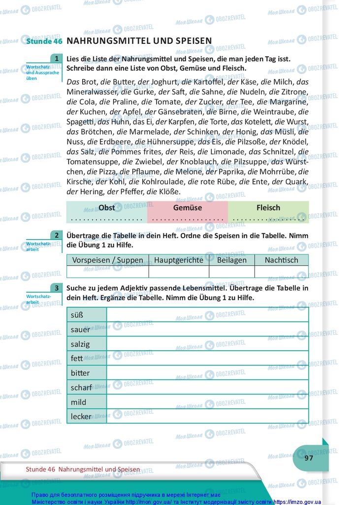 Підручники Німецька мова 10 клас сторінка 97