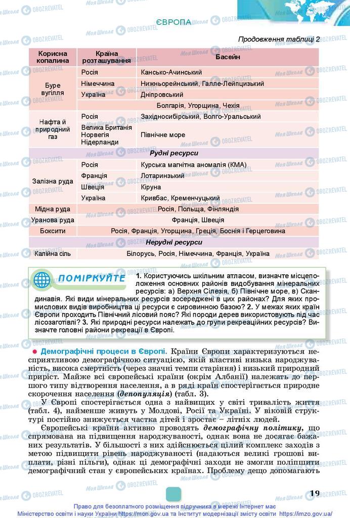 Учебники География 10 класс страница 19