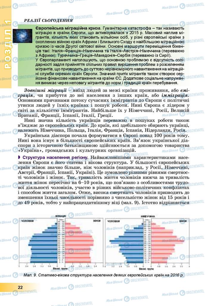 Учебники География 10 класс страница 22