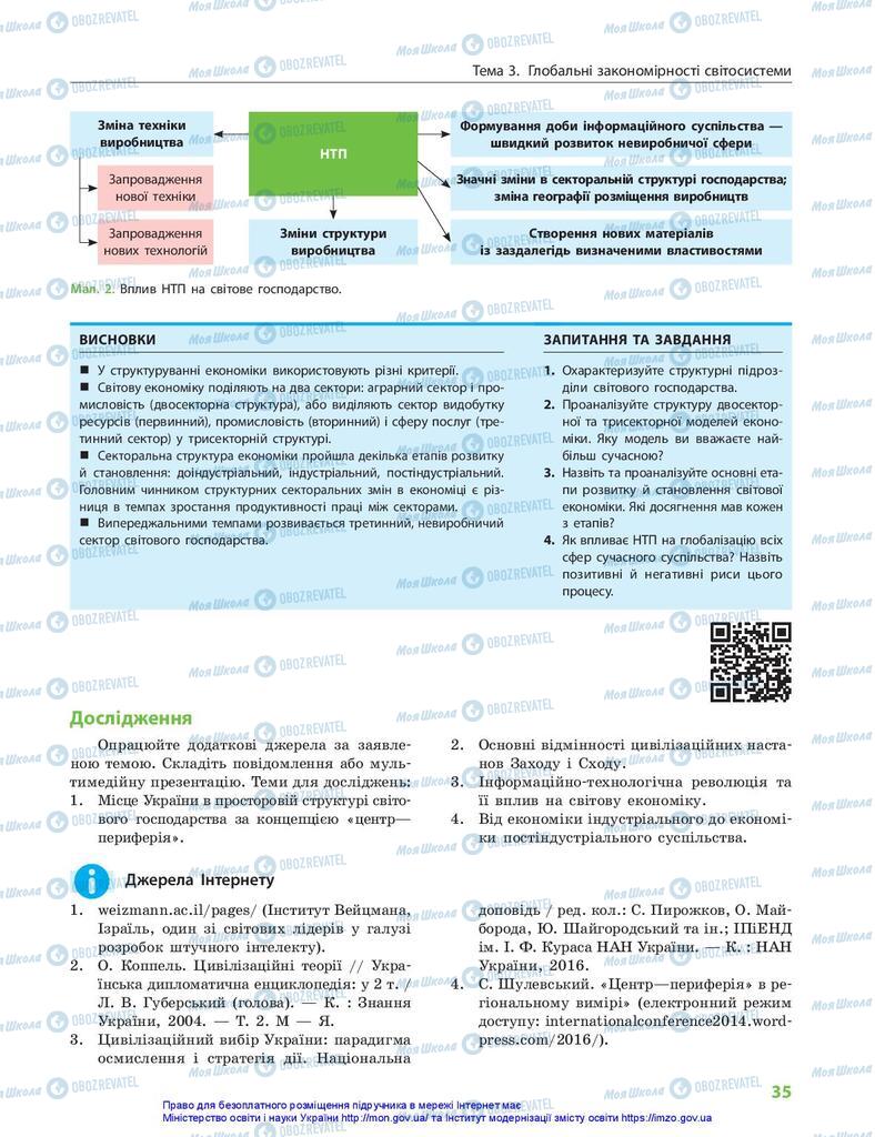 Учебники География 10 класс страница 35