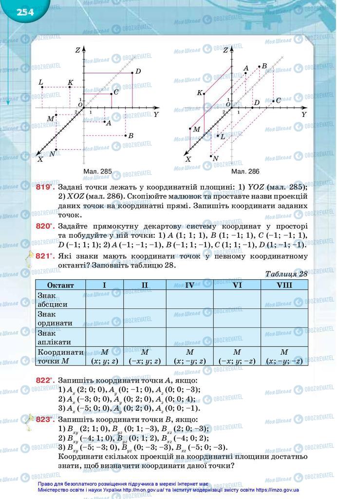 Підручники Математика 10 клас сторінка 254