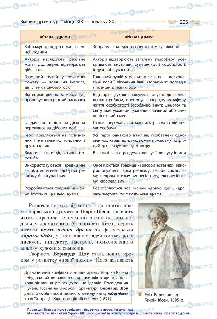 Учебники Зарубежная литература 10 класс страница  203