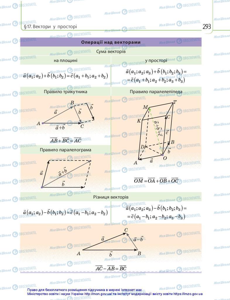 Учебники Математика 10 класс страница 293