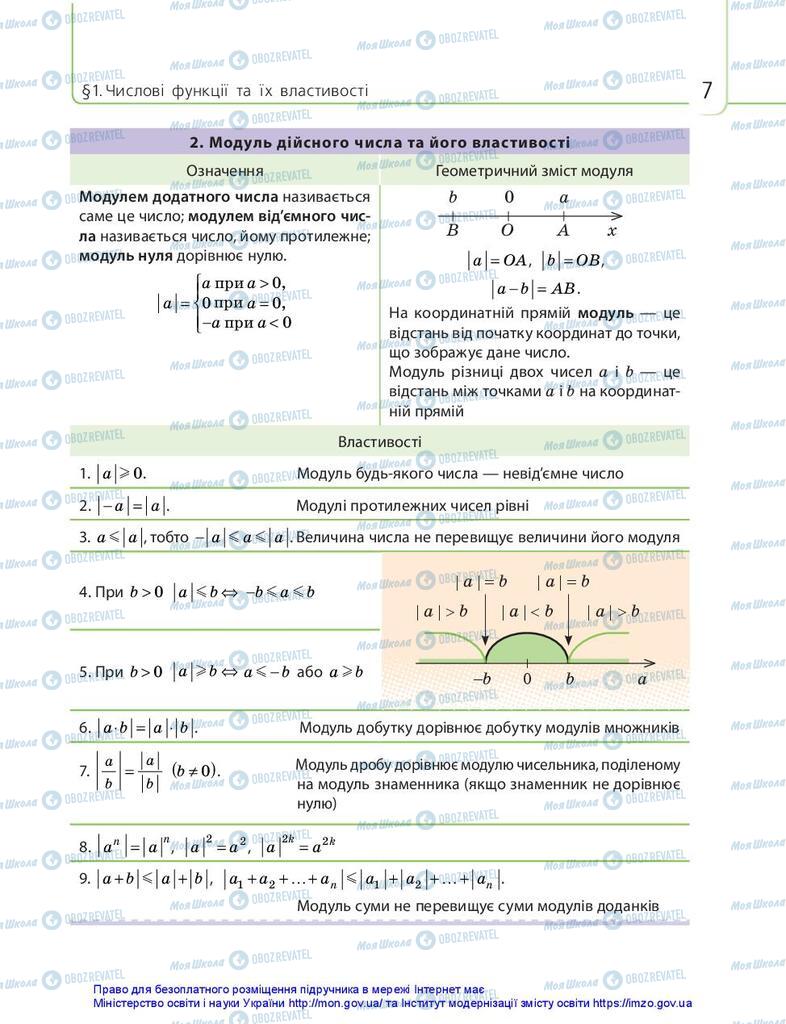 Учебники Математика 10 класс страница 7