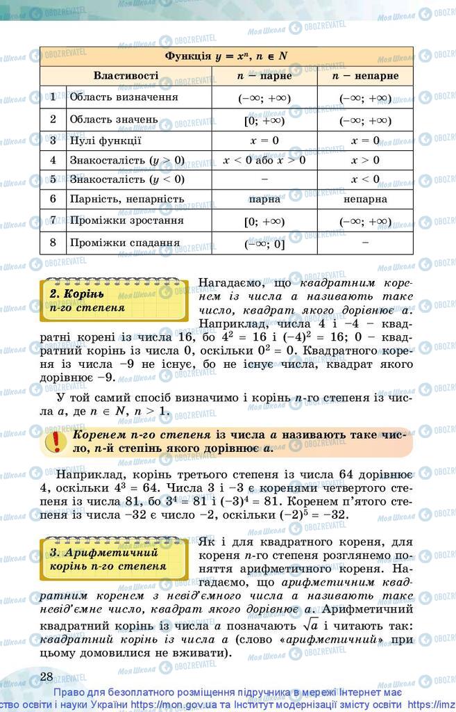 Учебники Математика 10 класс страница 28
