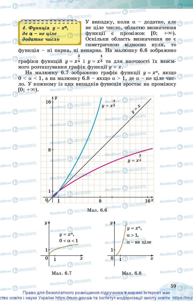 Підручники Математика 10 клас сторінка 59