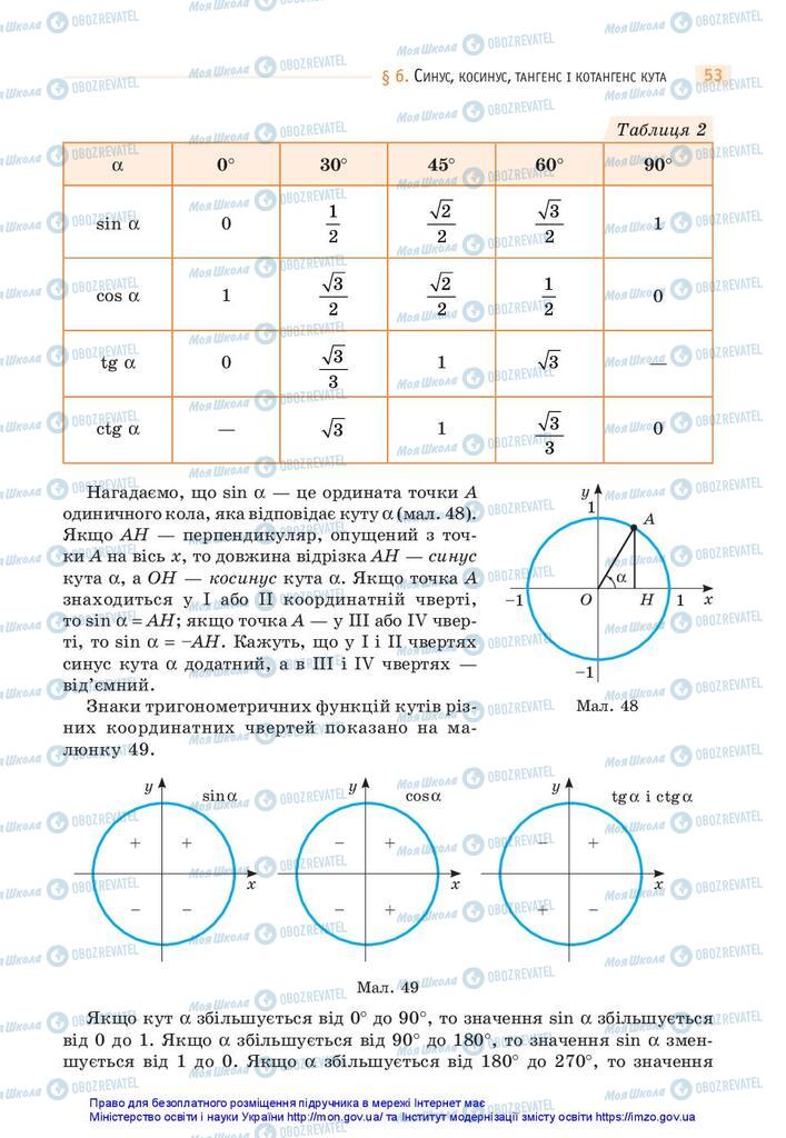 Учебники Математика 10 класс страница 53