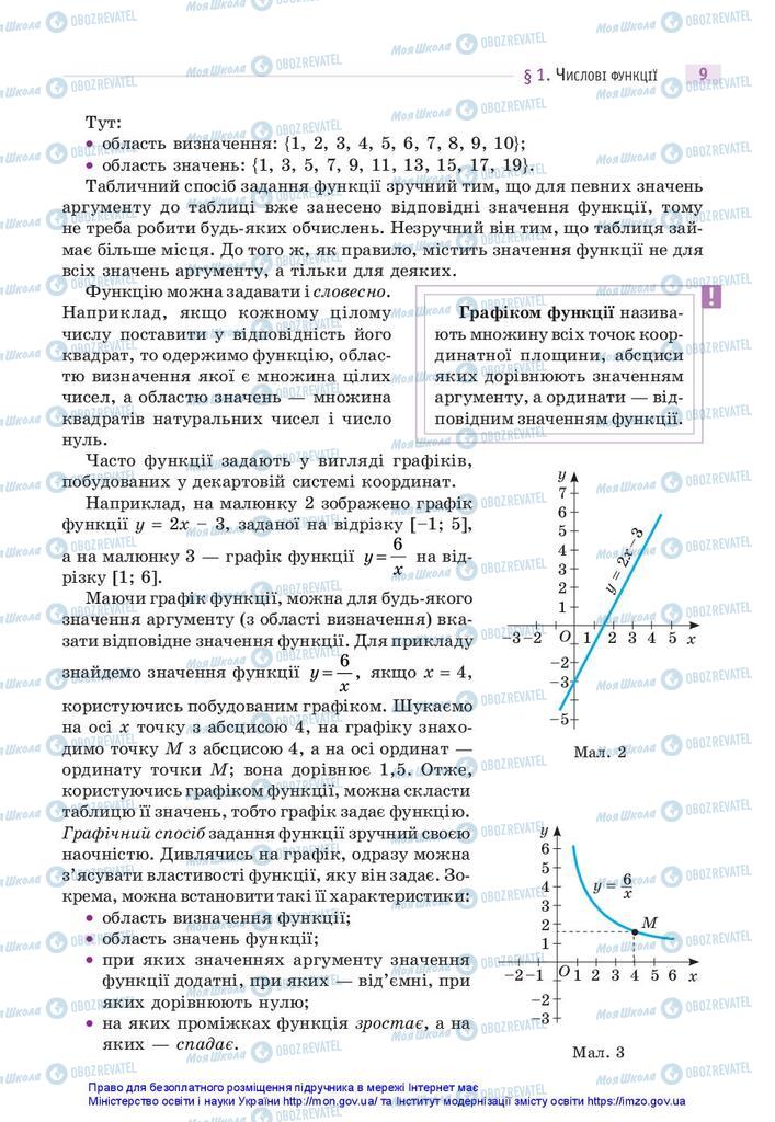 Учебники Математика 10 класс страница 9