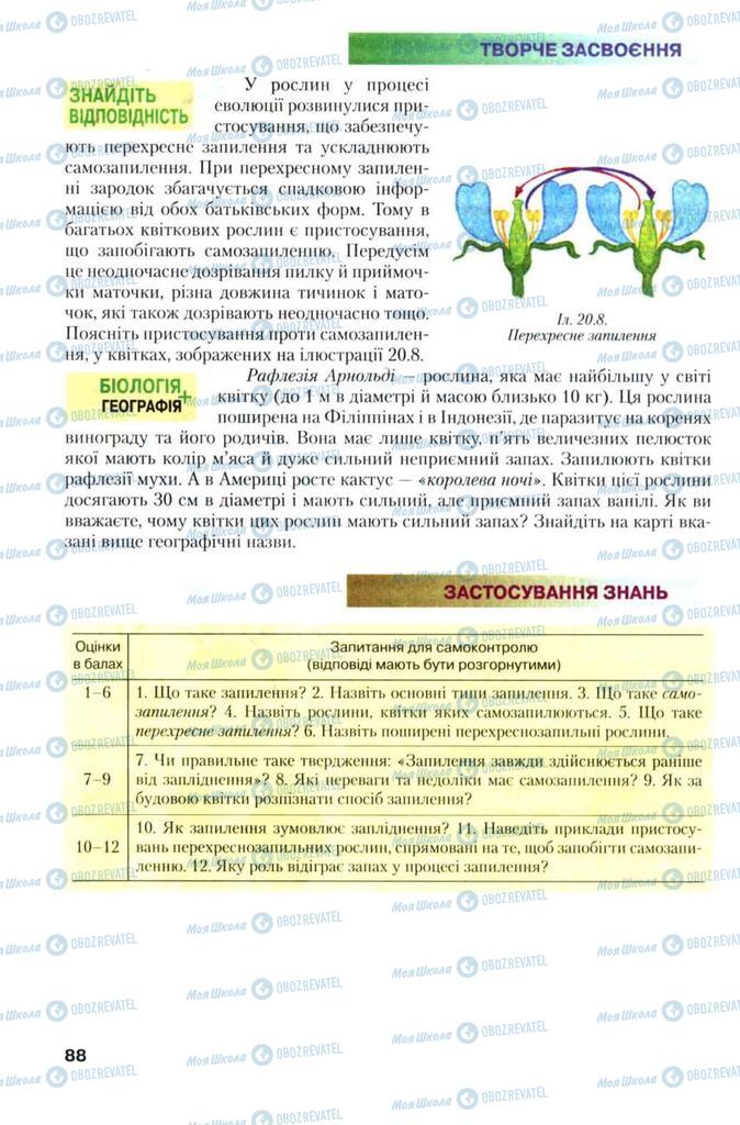 Учебники Биология 7 класс страница 88