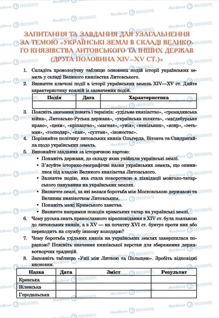 Підручники Історія України 7 клас сторінка 247