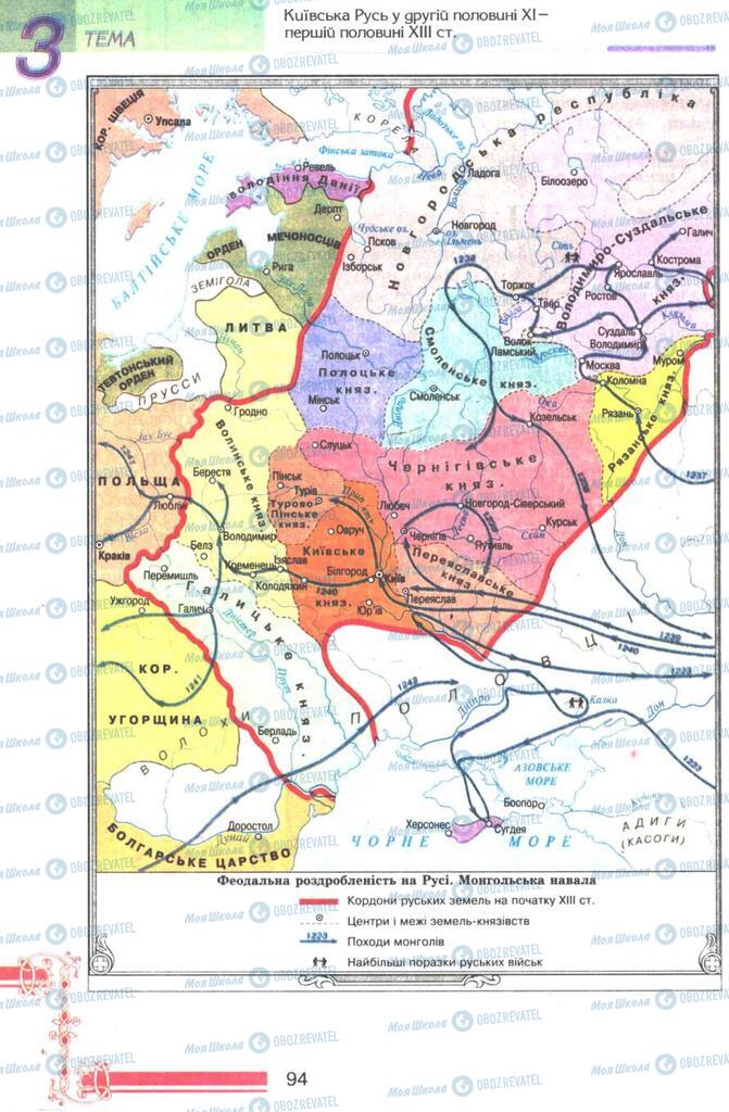 Підручники Історія України 7 клас сторінка 94