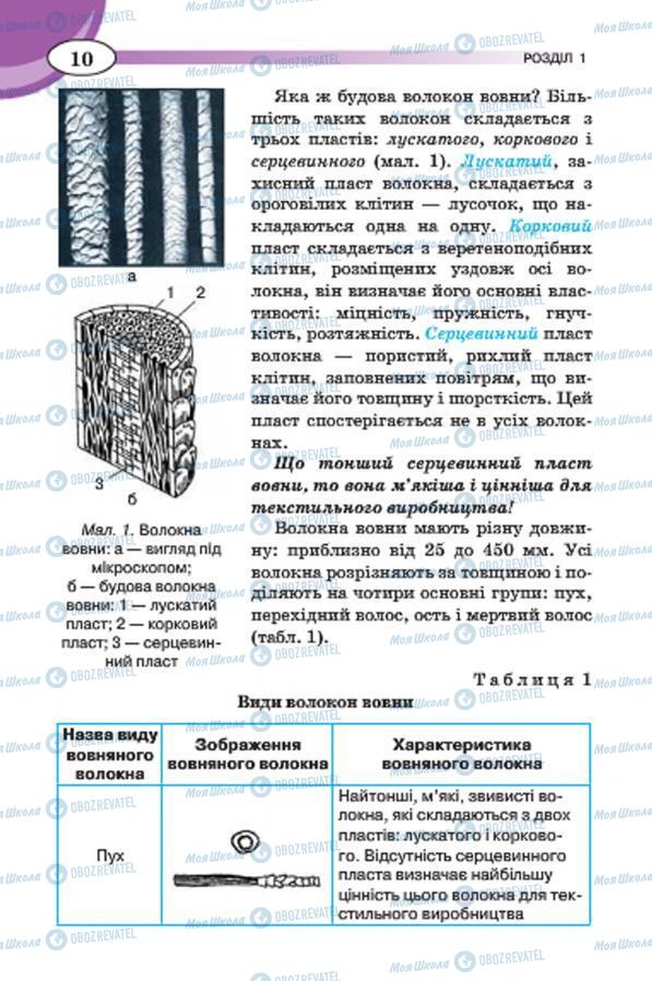 Підручники Трудове навчання 7 клас сторінка 10