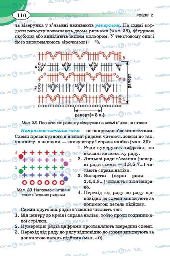 Підручники Трудове навчання 7 клас сторінка 110