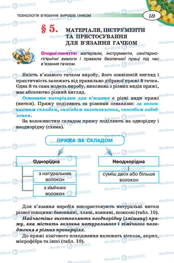 Учебники Трудовое обучение 7 класс страница 59