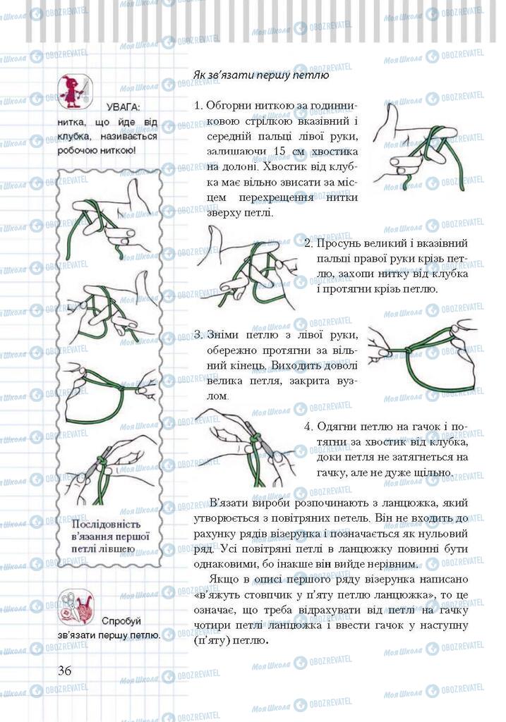 Підручники Трудове навчання 7 клас сторінка 36