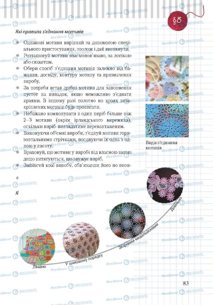 Підручники Трудове навчання 7 клас сторінка 83