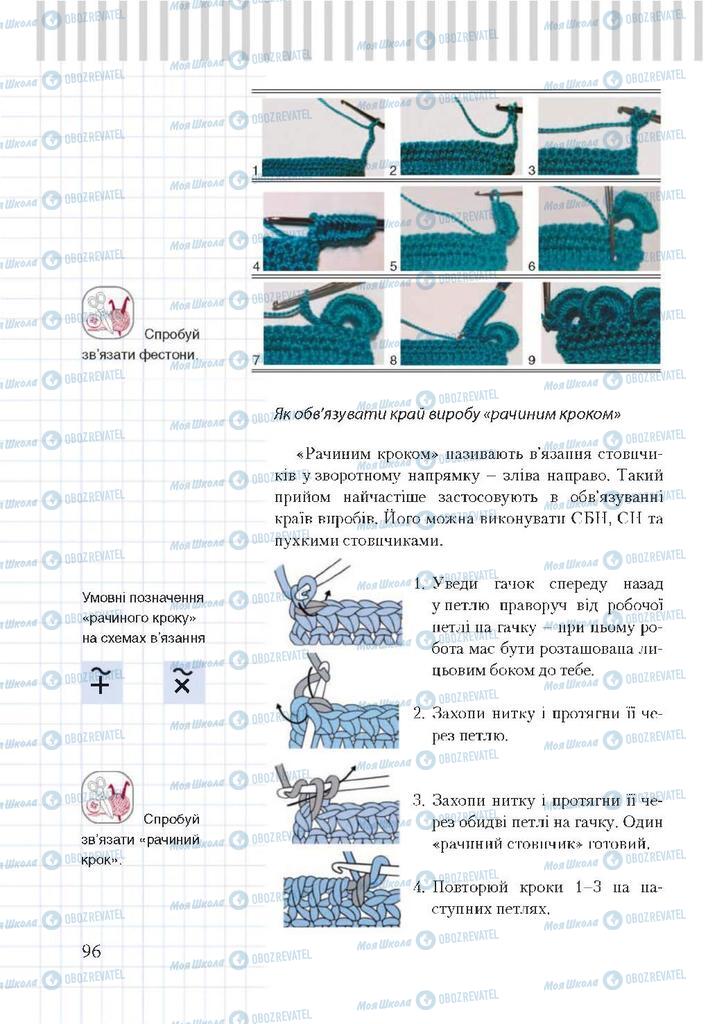 Підручники Трудове навчання 7 клас сторінка 96