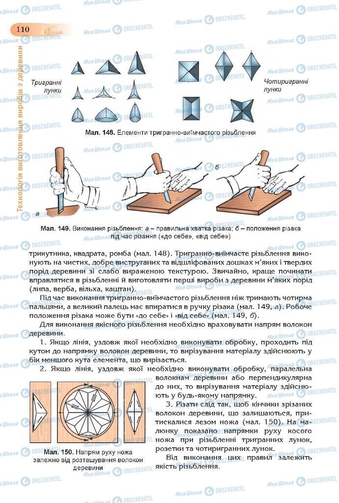 Учебники Трудовое обучение 7 класс страница  110