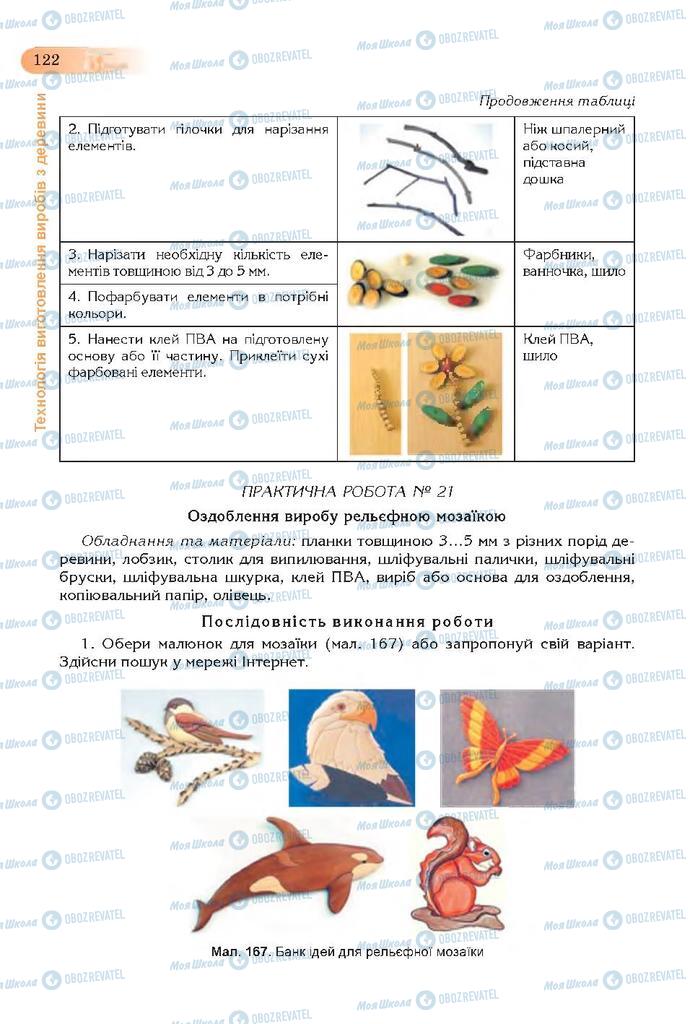 Учебники Трудовое обучение 7 класс страница  122