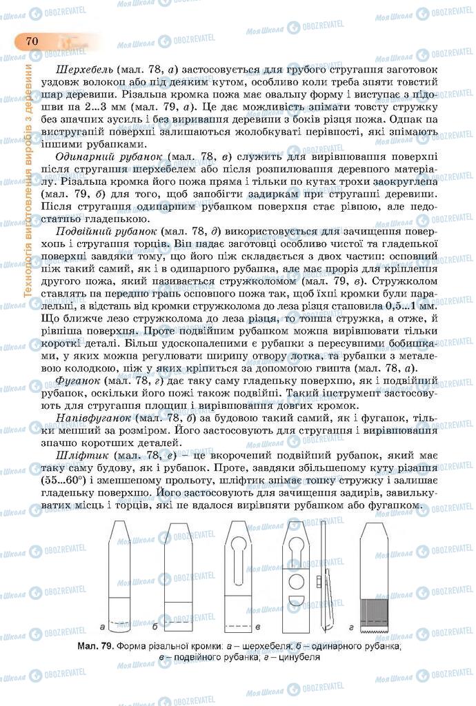 Підручники Трудове навчання 7 клас сторінка  70