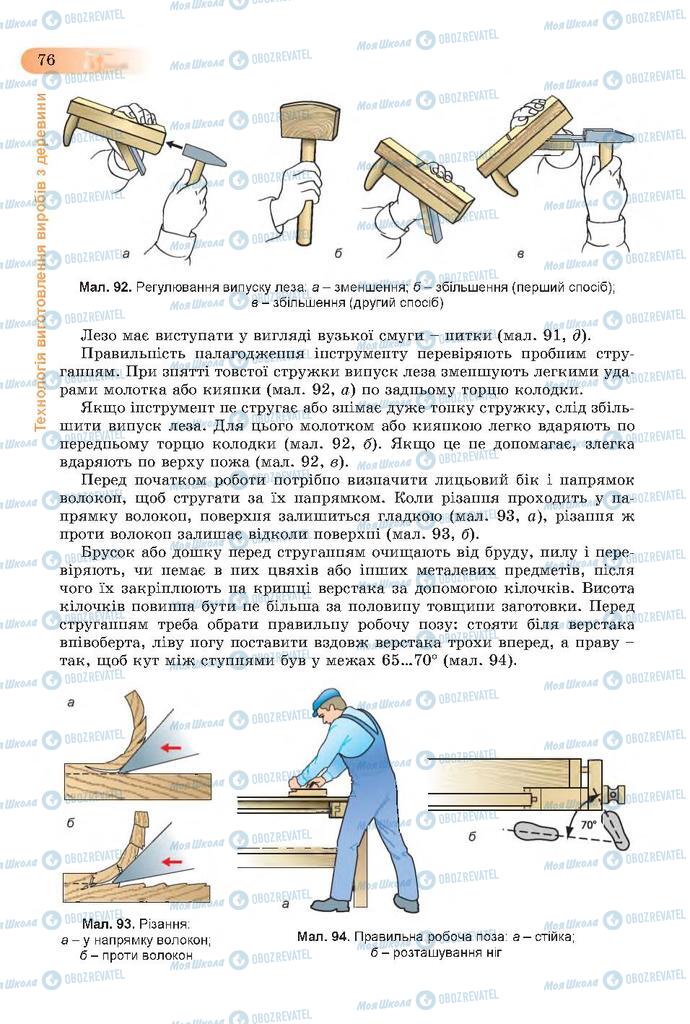 Учебники Трудовое обучение 7 класс страница  76