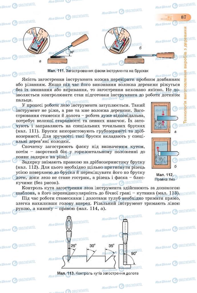 Підручники Трудове навчання 7 клас сторінка  87