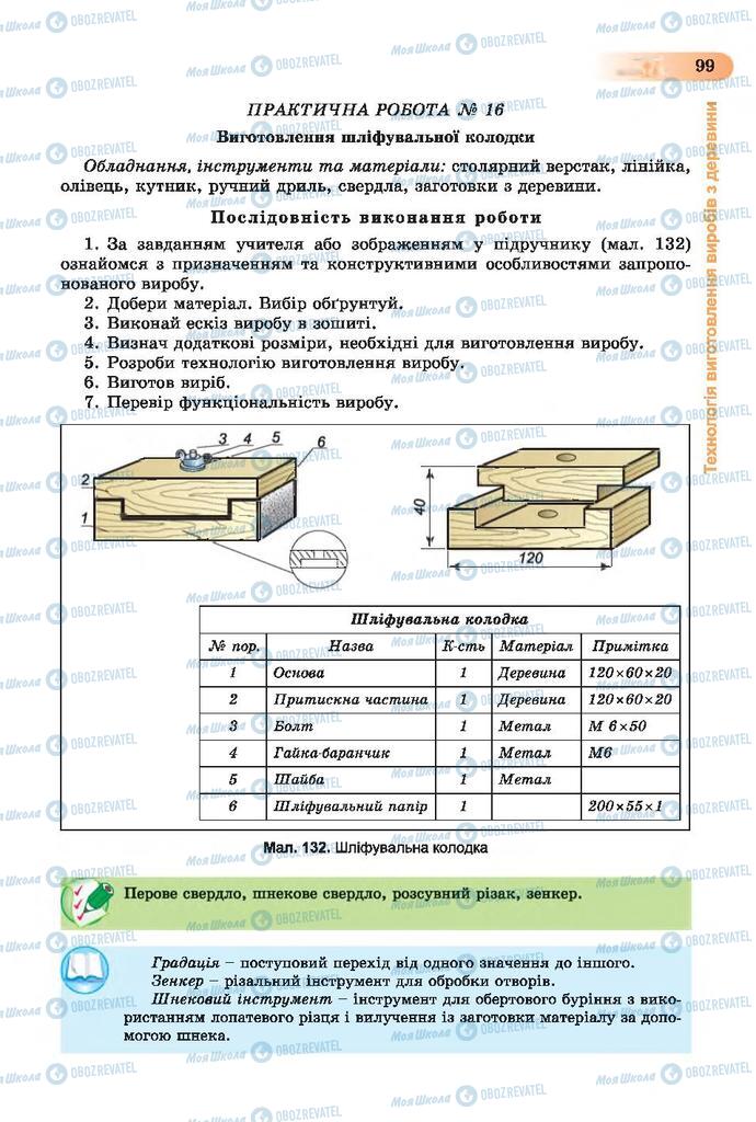 Підручники Трудове навчання 7 клас сторінка 99