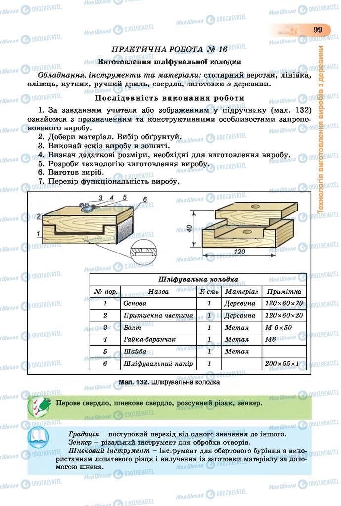 Учебники Трудовое обучение 7 класс страница  99