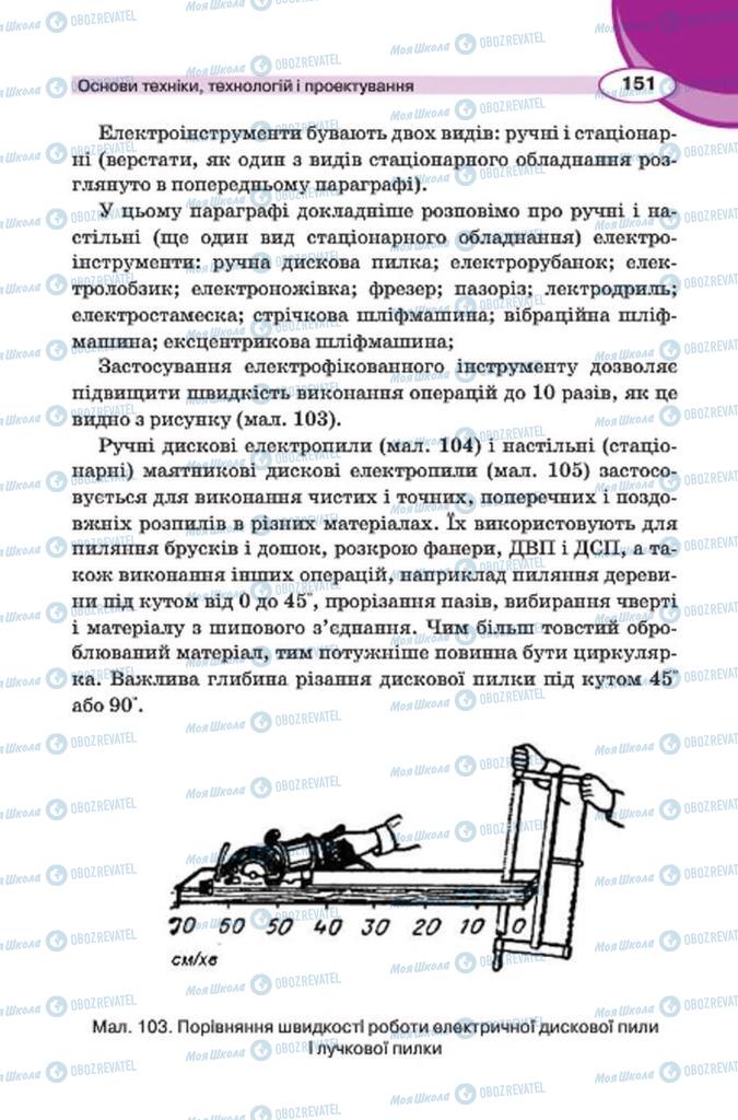 Підручники Трудове навчання 7 клас сторінка 151