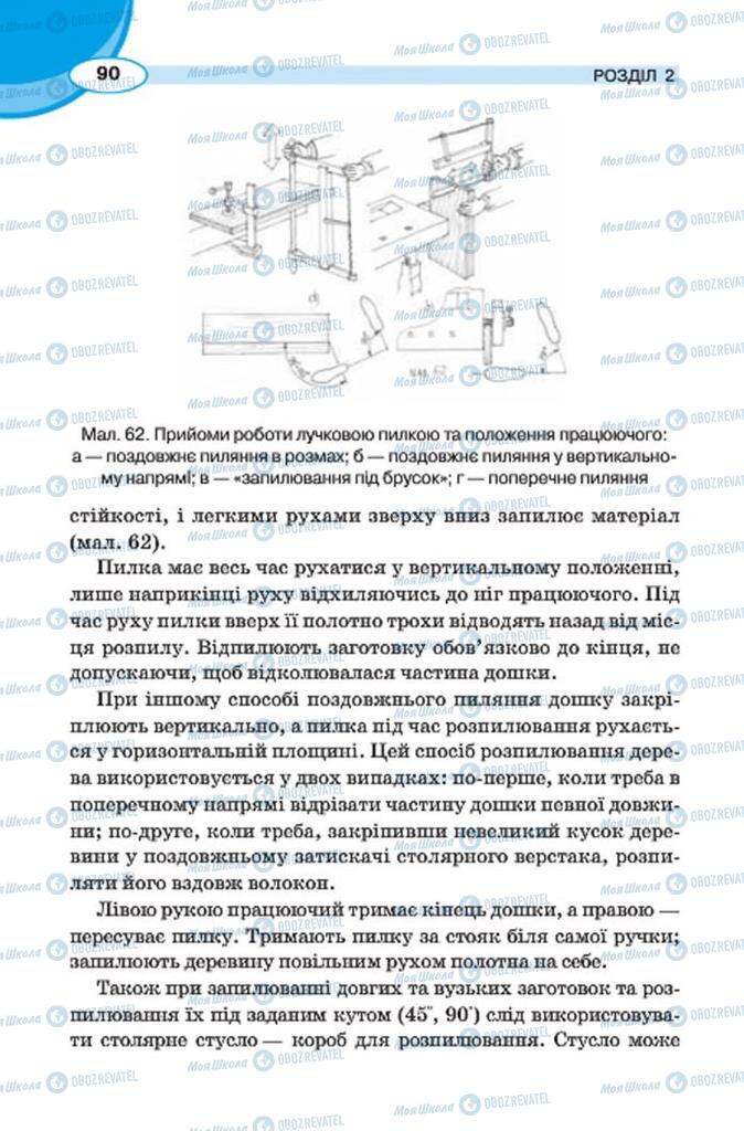 Підручники Трудове навчання 7 клас сторінка 90