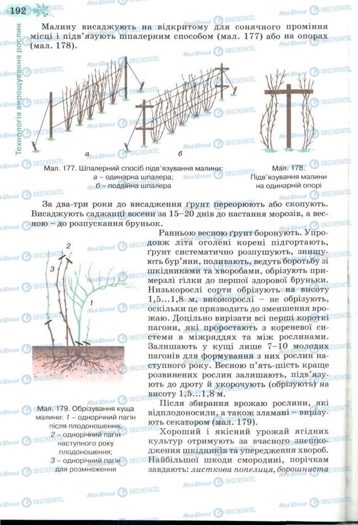 Учебники Трудовое обучение 7 класс страница 192