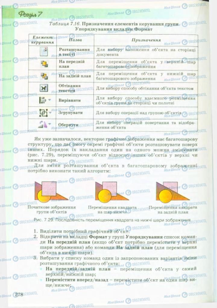 Підручники Інформатика 9 клас сторінка 278