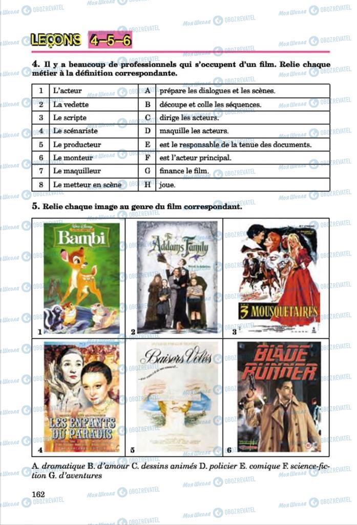 Учебники Французский язык 7 класс страница 162