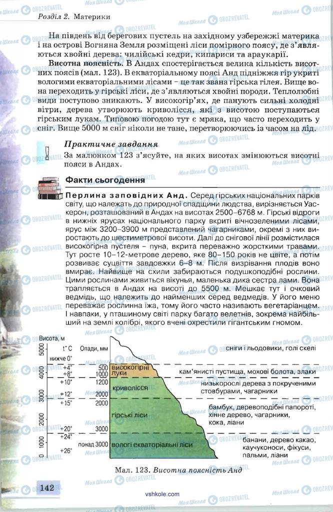 Учебники География 7 класс страница 142