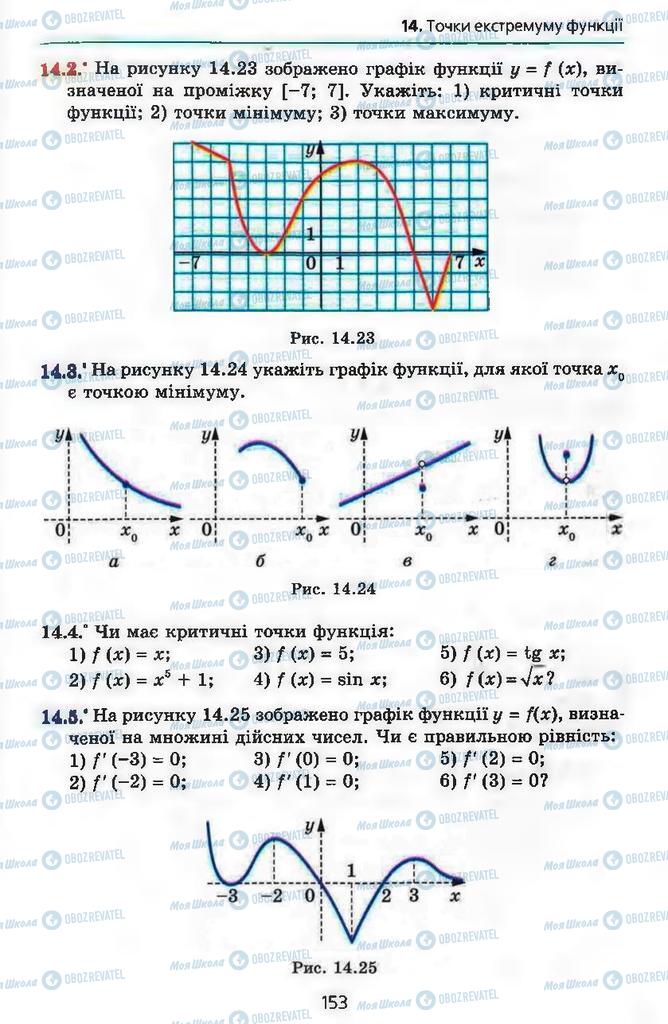 Учебники Алгебра 11 класс страница 153
