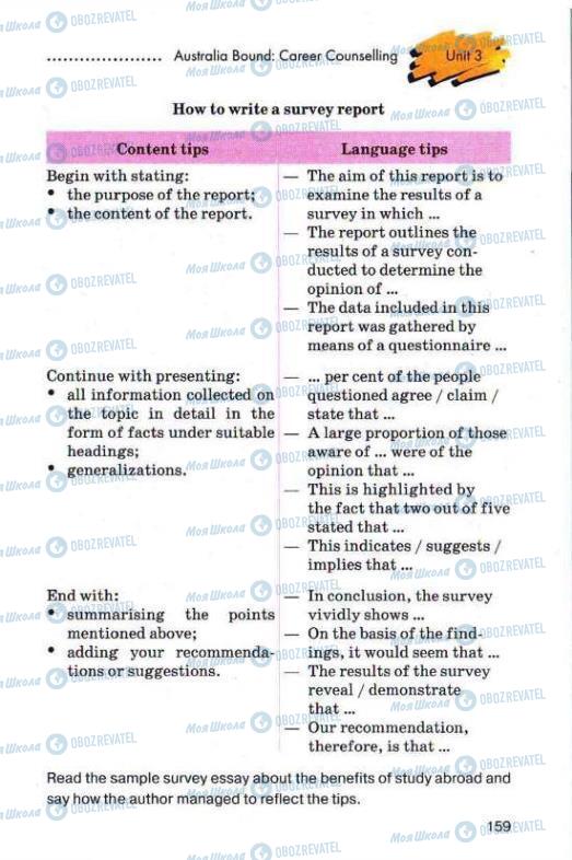 Підручники Англійська мова 11 клас сторінка 159