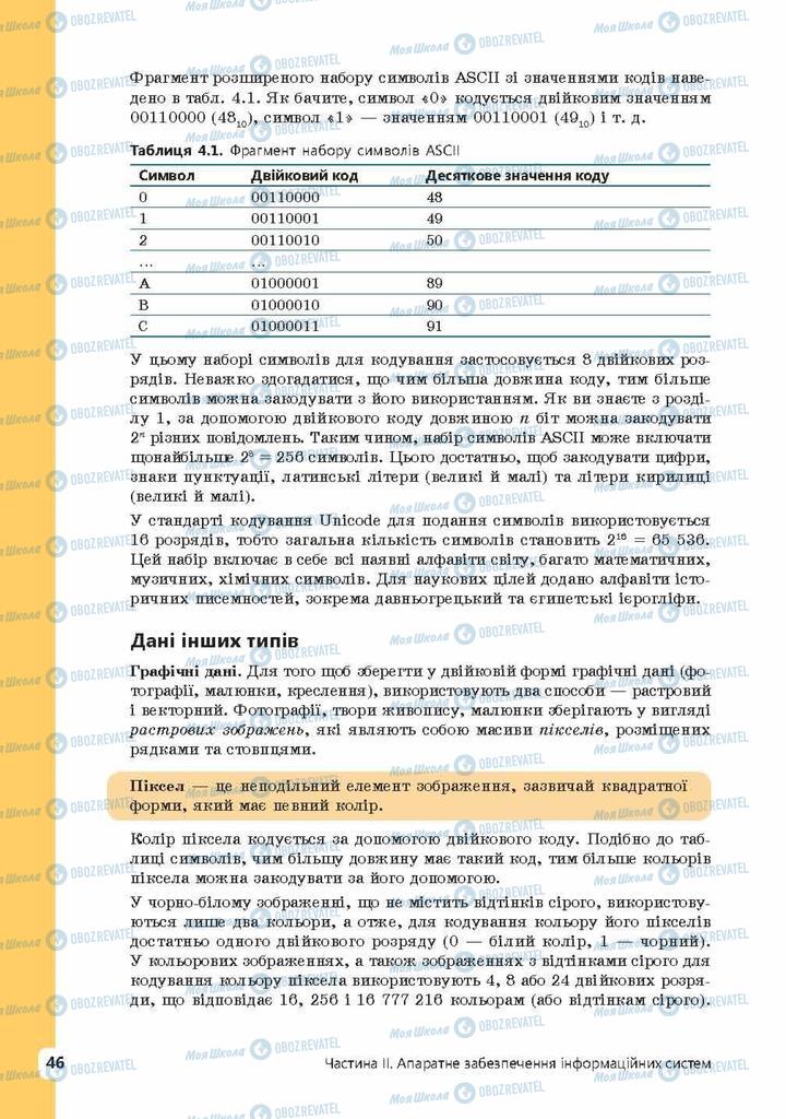 Підручники Інформатика 9 клас сторінка 46