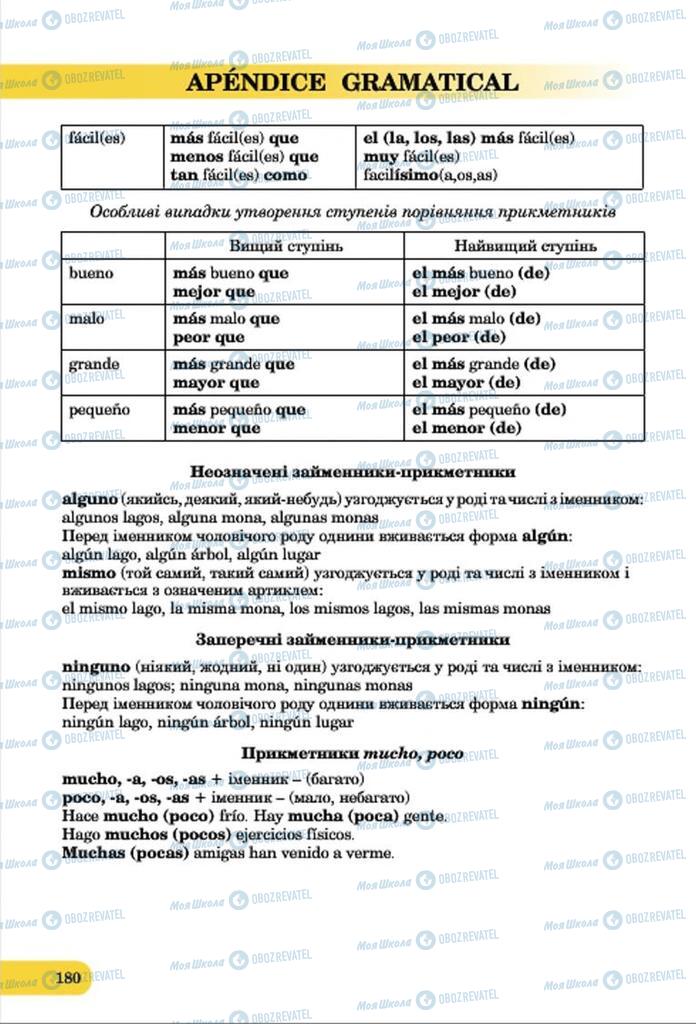 Учебники Испанский язык 7 класс страница  180