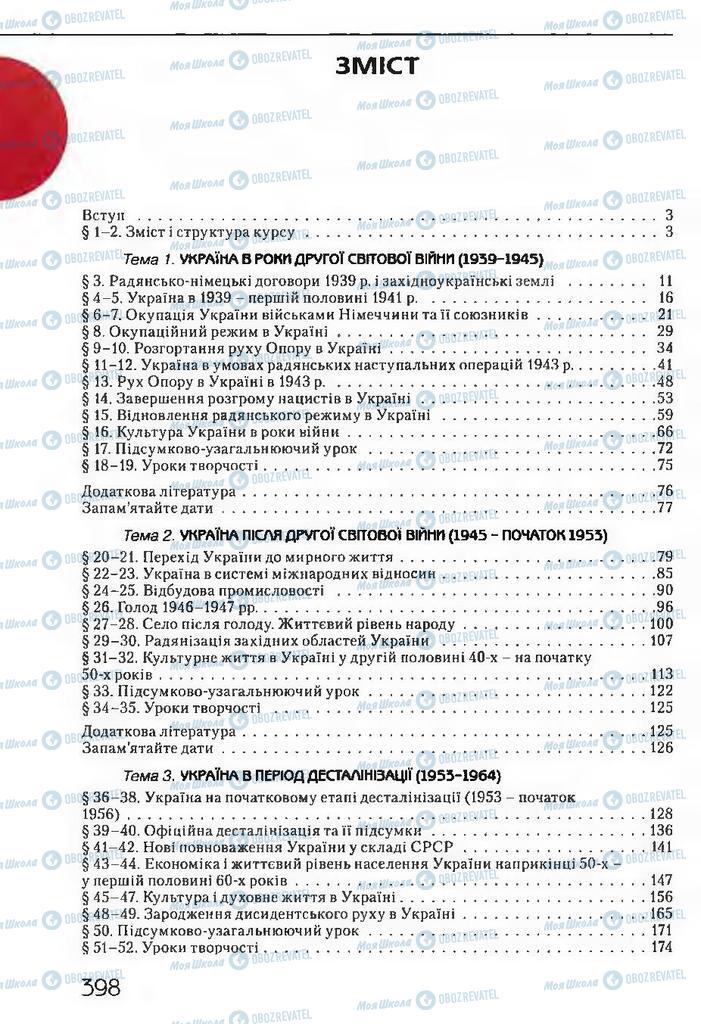 Підручники Історія України 11 клас сторінка 398